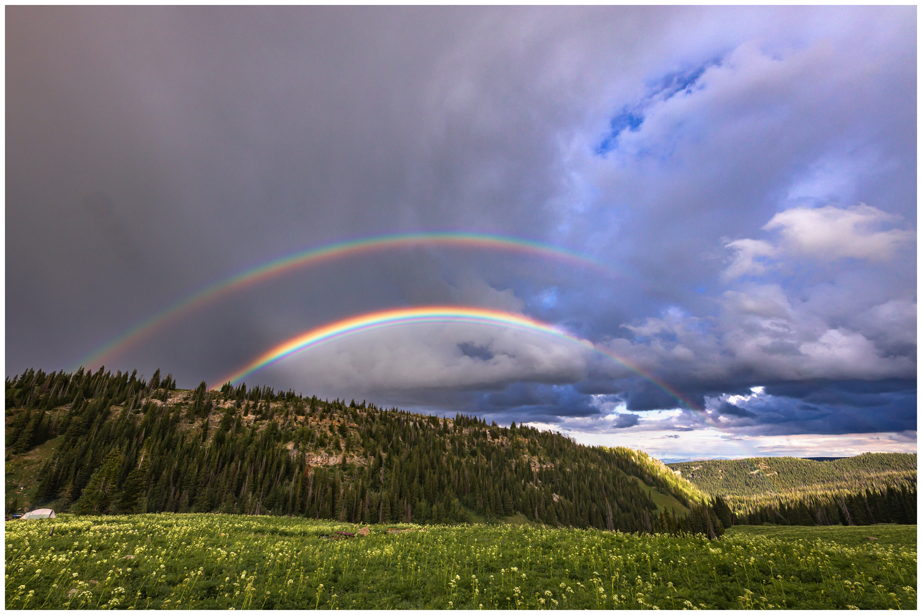 Rainbow in the Colorado High Country 